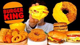 ASMR 버거킹 치즈듬뿍 콰트로치즈버거 빅맥 치킨도넛 어니언링 먹방 Burger King Cheese Burger Chicken Ring Big Mac MuKBang