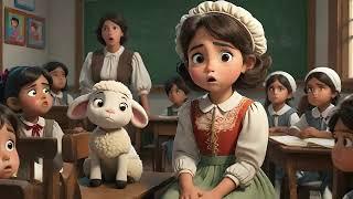 Mary Had A Little Lamb   Song  Nursery Rhymes  3D Animation For Kids