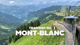 Mont-Blanc Tramway France  An Amazing Journey Through Scenic Beauty 4K