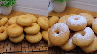 Tanpa ulen tanpa mixer  donat kentang lembut secantik ini