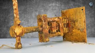 Rusty Antique Aluminum Cutter DIY Machine Restoration Videos