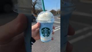 Blue Raspberry Cloud Frappuccino Review Starbucks