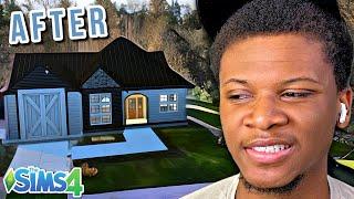 TRANSFORMING AN ABANDONED HOUSE *THE SIMS 4*