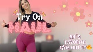 4K Get Ready With Ari  MY FAVORITE GYM OUTFIT 🩷 2024