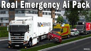 ETS2 Mods v1.47  Real Emergency AI Pack  ETS2 Mods