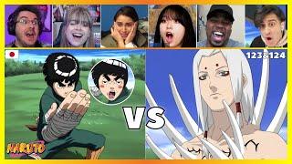 Rock Lee vs Kimimaro  Reaction Mashup Naruto 123124 ナルト