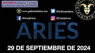 Horóscopo Diario - Aries - 29 de Septiembre de 2024.