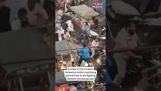 On Camera Man Stabbed As Clash Breaks Out Between Two Gangs In Hyderabad #shorts