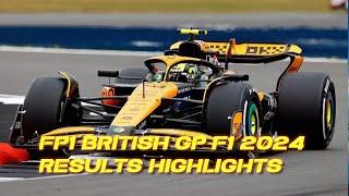FP1 British GP F1 2024  silverstone results highlights