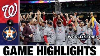 Nationals win 1st World Series with Game 7 comeback win  Astros-Nationals MLB Highlights