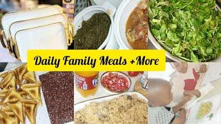 WHAT WE ATE IN A DAYFAMILY OF 6 & GUESTSSCHOOL HOMEWORKNEW PURCHASE #breakfast #lunch #dinner