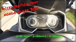 Honda Forza 300  POV Acceleration Test