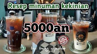 Resep minuman kekinian untuk ide jualan  es kopi kekinian