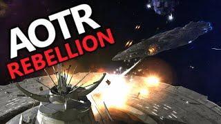 Ackbar vs The Hapes Star Wars Empire at War AOTR Mod Rebellion S4 Ep69