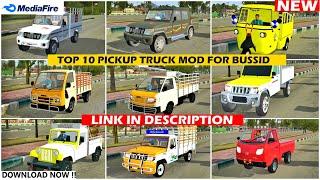 Top 10 Pickup Truck Mods For Bus Simulator Indonesia  Indian Pickup Truck Mod For Bussid  #bussid