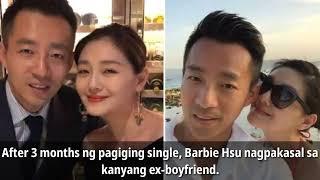 After 3 months ng pagiging single Barbie Hsu nagpakasal sa kanyang ex-boyfriend.