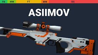 AWP Asiimov - Skin Float And Wear Preview