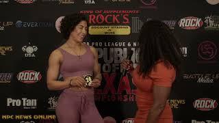 2024 IFBB Republic of Texas Pro Kelly Spaghetti Interview with Sheilahe Brown