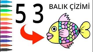 Easy Drawing Fish I Kolay 53 Sayısından Balık Çizimi I Balık Nasıl Çizilir?