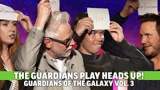 Guardians of the Galaxy 3 Cast & James Gunn Play MCU Heads Up