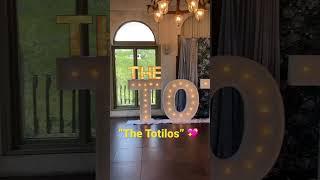 4 ft Marquee Letter for This Wedding  Austins Best DJs & Photo Booths