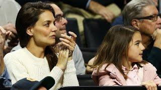 Katie Holmes and Suri Cruise Make Rare Appearance at Notre Dame Basketball Game