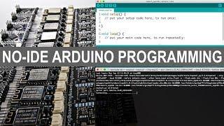 No-IDE Arduino Programming HexBin File upload from Command Line - AVRESP8266ESP32