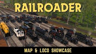 RAILROADER - Map & Locomotive Showcase