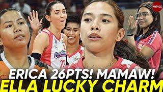 ELLA “Lucky Charm” DeJesus CREAMLINE 1st WIN STAUNTON BUMOMBA ng 26pts PINAASA ang Farm Fresh