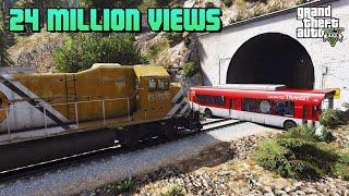 FUNNY  Stop The Train GTA 5