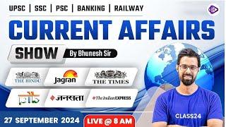 28 September 2024 Current Affairs  Current Affairs Today  The Hindu Analysis by Bhunesh Sir.