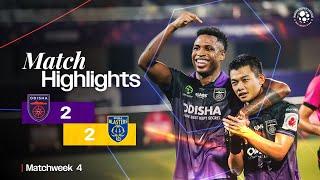 Match Highlights  Odisha FC 2-2 Kerala Blasters FC  MW 4  ISL 2024-25