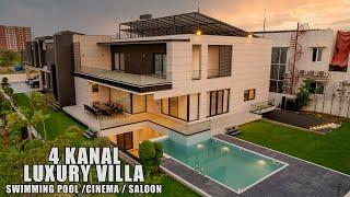 4 Kanal Luxury Villa by Architect INC. I Outdoor Swimming Pool I Cinema I Saloon DHA Phase 6 Lahore