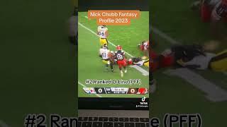 Nick Chubb Fantasy Profile 2023 #nfl #fantasyfootball