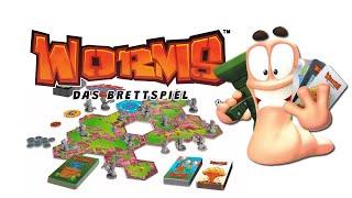 WORMS - Das Brettspiel   Unboxing & Ankündigung Verlosung