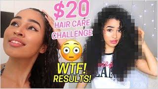 CRAZY RESULTS $20 CURLY HAIR ROUTINE CHALLENGE Lana Summer