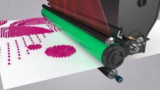 How do printers work? Color Laser Printer & inkjet printer