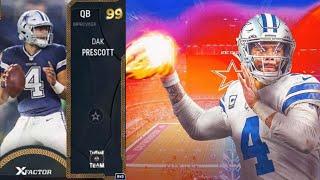 HOW GOOD IS DAK PRESCOTT THEME TEAM REMIX 99 OVERALL GAMEPLAY PLAYER REVIEW MADDEN 23