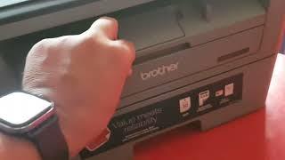 DCP-2520D brother printer paper jam problem solve