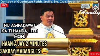 CHRISTMAS EVE HOMILY 2023  Ilocano Homily  Fr. Rufo Abaya