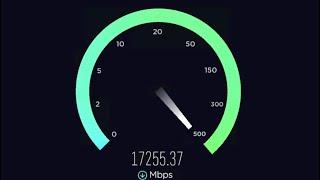 Speedtest 20Gbps connection