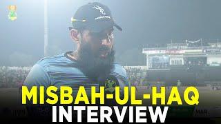 Misbah-ul-Haq Interview  UMT Markhors vs Lack City Panthers  Match 1  Champions Cup 2024  M9A1K