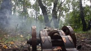 Mini Cannon salute firing