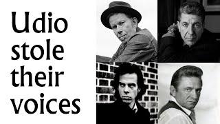 Prompts that Show Udio Trained off Bjork Johnny Cash Tom Waits Leonard Cohen Nick Cave and more