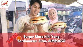 Burger Masa Kini Yang Berdiameter 21cm JUMBOOO  BIKIN LAPER 080324 P5