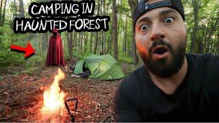 CAMPING IN THE HAUNTED DOLL FOREST CAMPSITE ATTACKED BY DEVIL WORSHIPPER GONE WRONG