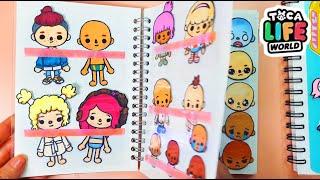 My Handmade Toca Boca Quiet Book  View All Collection of rooms made in notebook