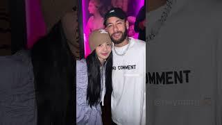 LaLISA manoban and Neymar Jr best friend ️ #kpop #blackpink #neymarjr #football