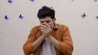 Attractive young boy coughing hard - Chinese coronavirus outbr...  Indian Stock Footage  Knot9