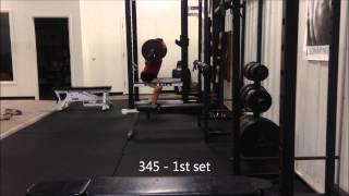 Brock C - tryout prep - Bench concentration Squat maintenance